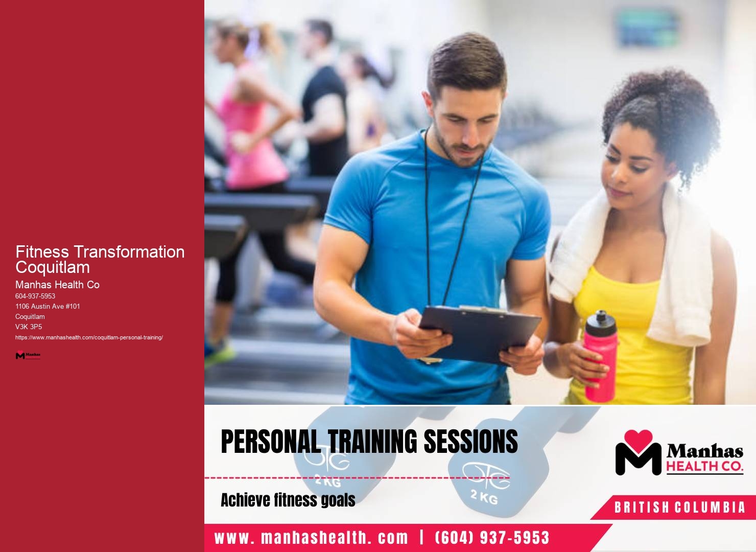 Personal Trainer Packages Fitness Transformation Coquitlam