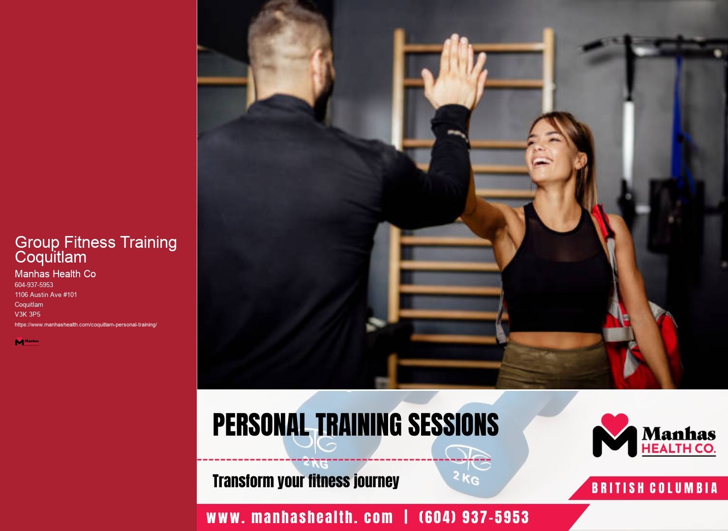 Body Sculpting Trainer Group Fitness Training Coquitlam