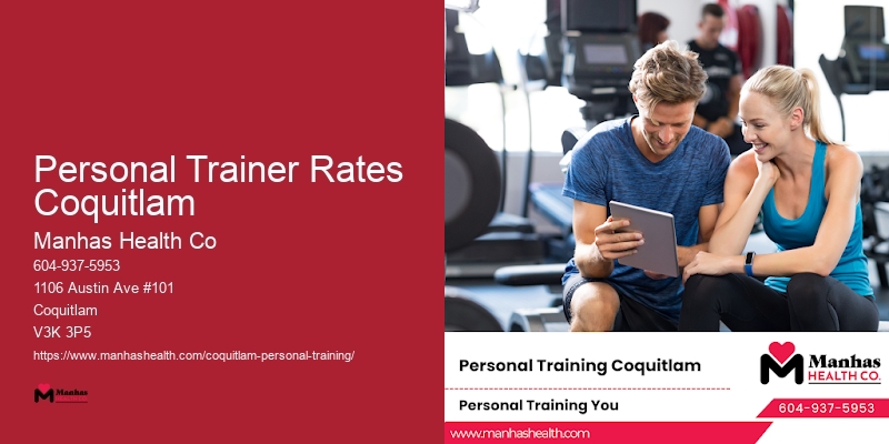 Weight Loss Trainer Personal Trainer Rates Coquitlam