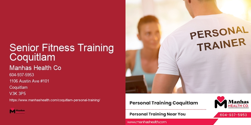 Senior Fitness Training Coquitlam Weight Loss Programs