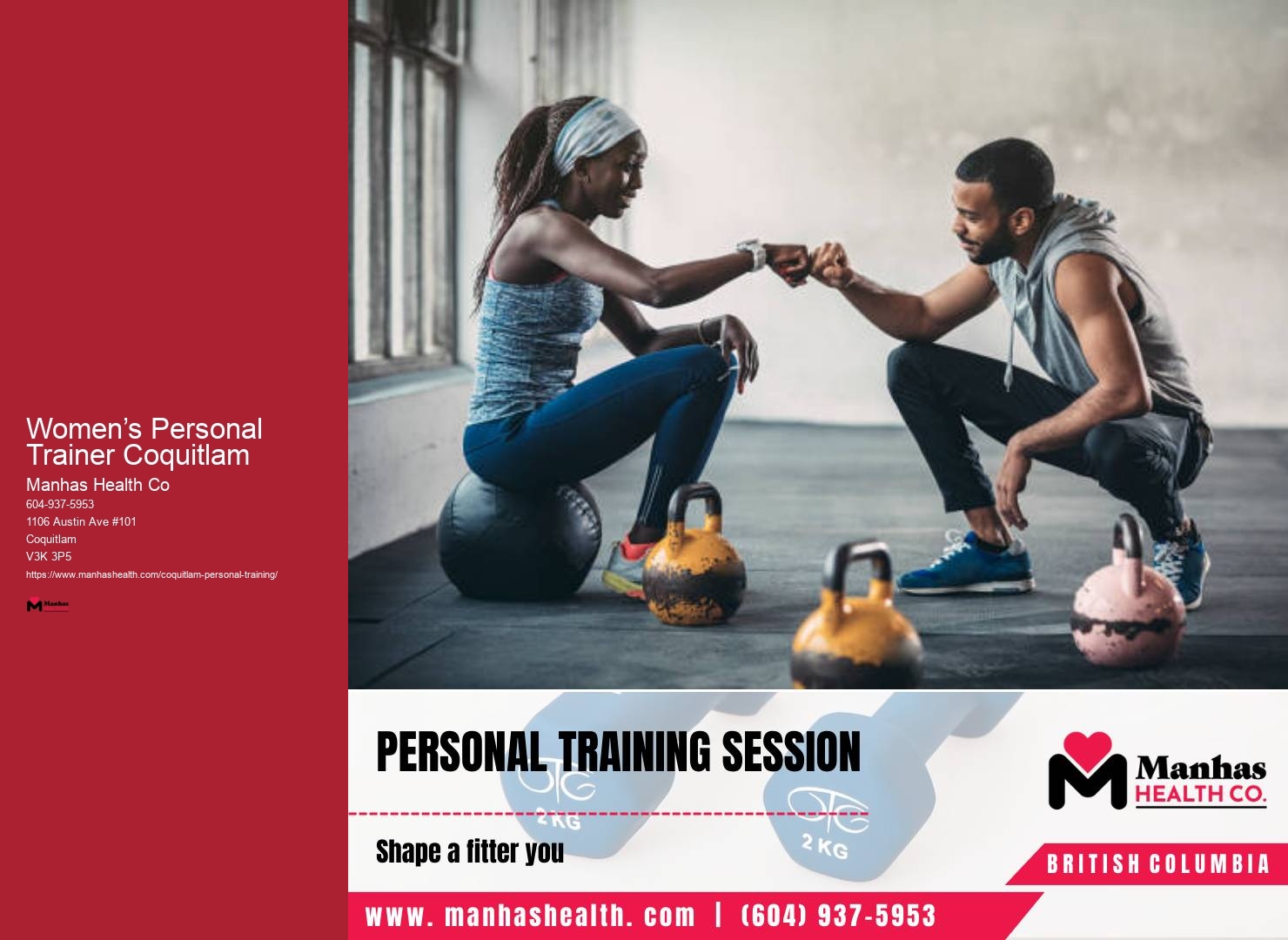 Wellness Programs Women’s Personal Trainer Coquitlam