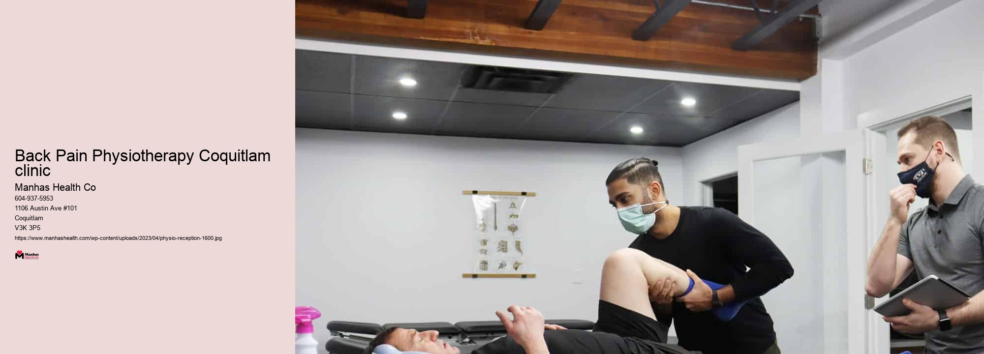 Back Pain Physiotherapy Coquitlam clinic