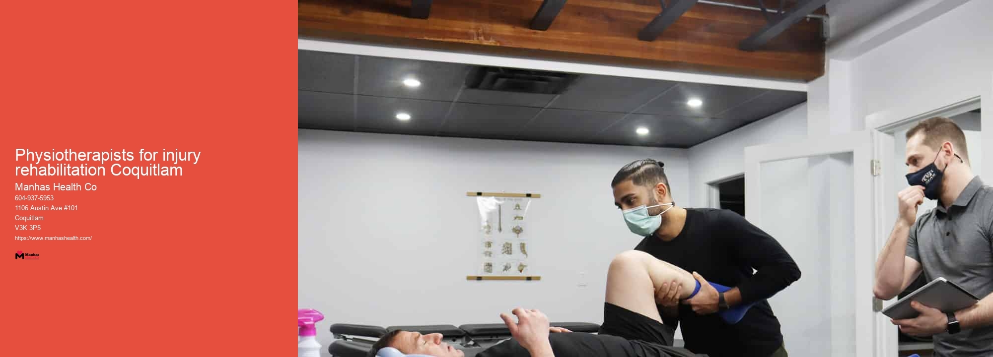 Physiotherapists for injury rehabilitation Coquitlam