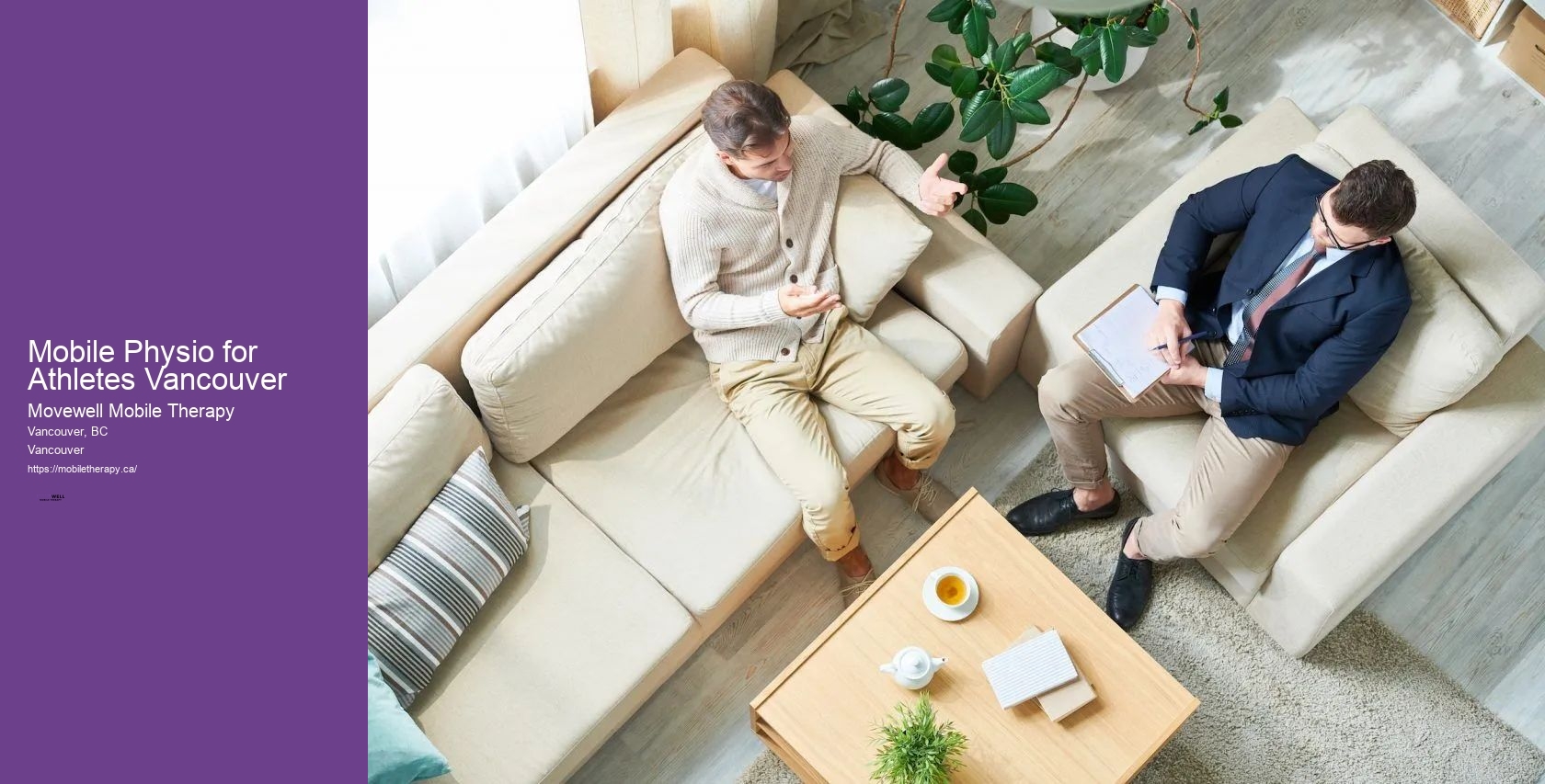 Mobile Physio for Athletes Vancouver