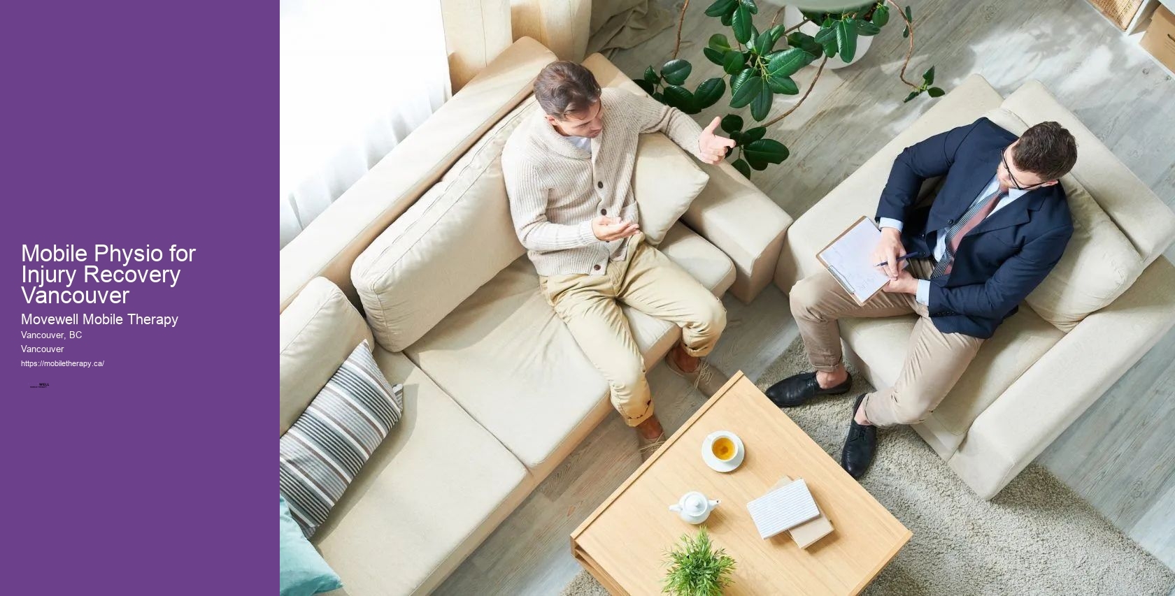 Mobile Physio for Injury Recovery Vancouver