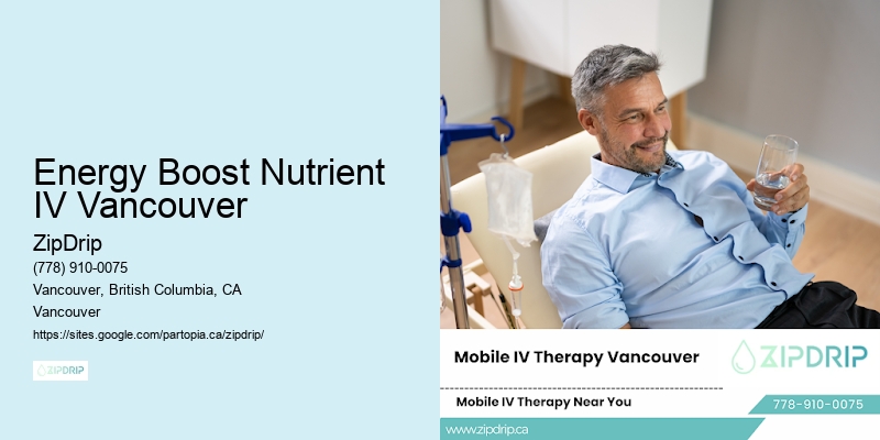 Energy Boost Nutrient IV Vancouver