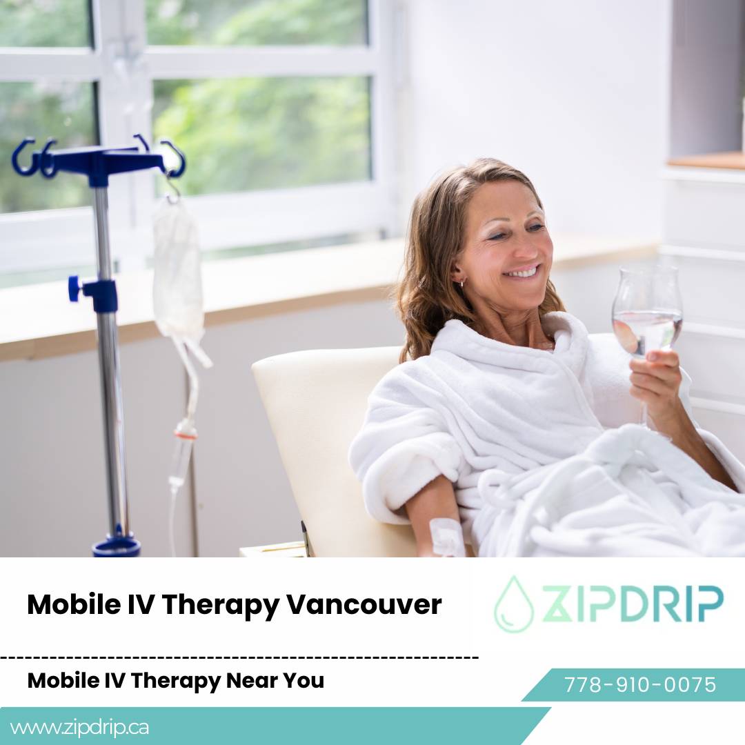 At-Home Hydration IV Wellness Drip Therapy Vancouver