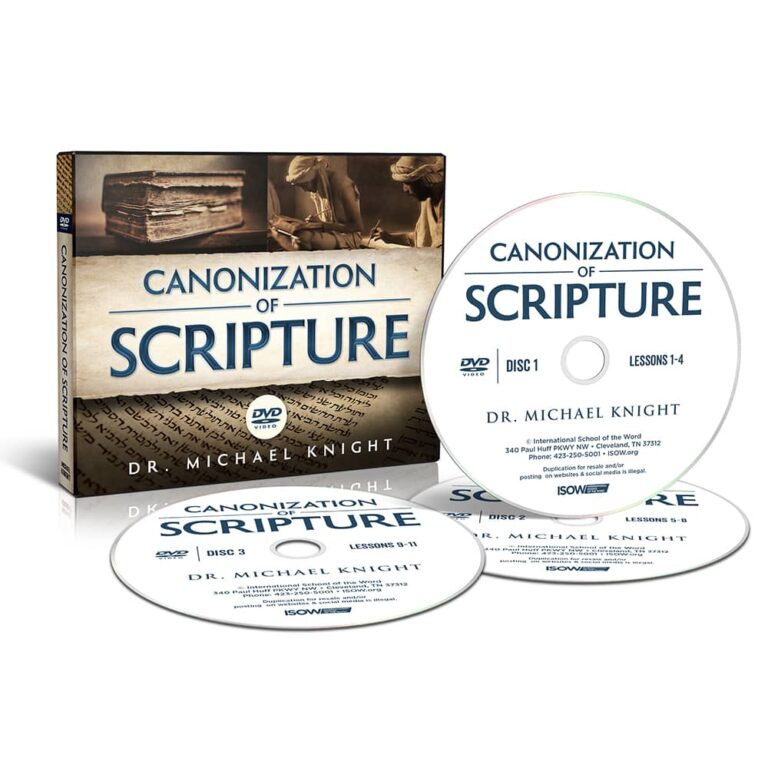 DVD sobre la canonización de las Escrituras