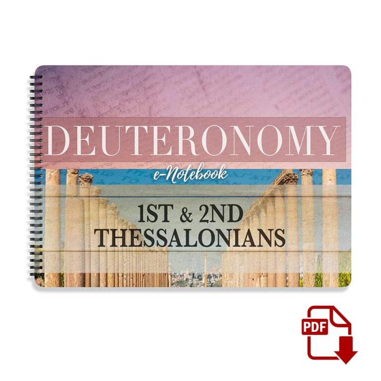 Cuaderno electrónico Deuteronomio y 1 y 2 Tesalonicenses v1