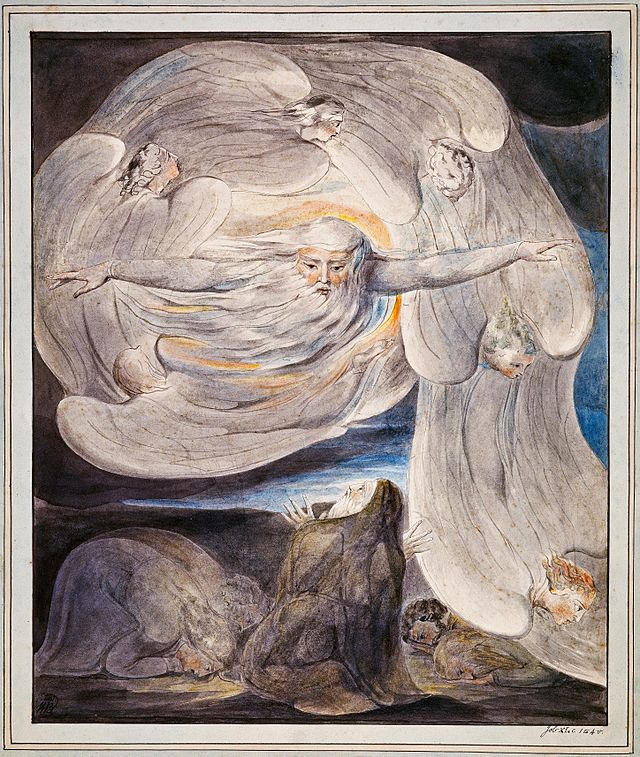 Job Confessing His Presumption to God Who Answers from the Whirlwind, object 1 (Butlin 461)