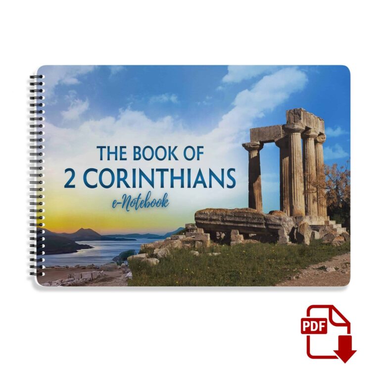 Libro de 2 Corintios y cuaderno recto