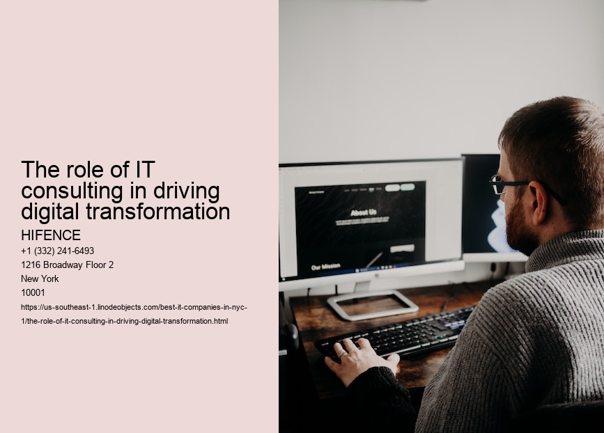 The role of IT consulting in driving digital transformation