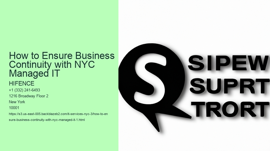 How to Ensure Business Continuity with NYC Managed IT