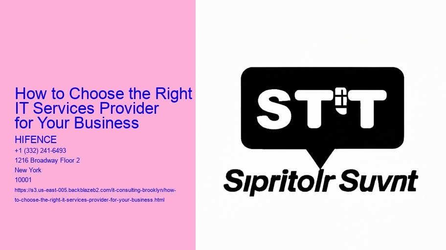 How to Choose the Right IT Services Provider for Your Business
