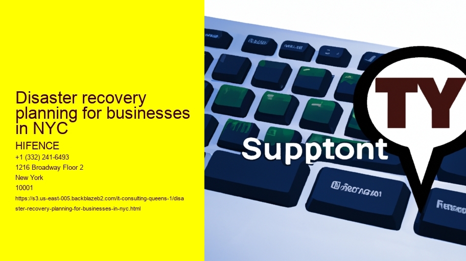 Disaster recovery planning for businesses in NYC 
