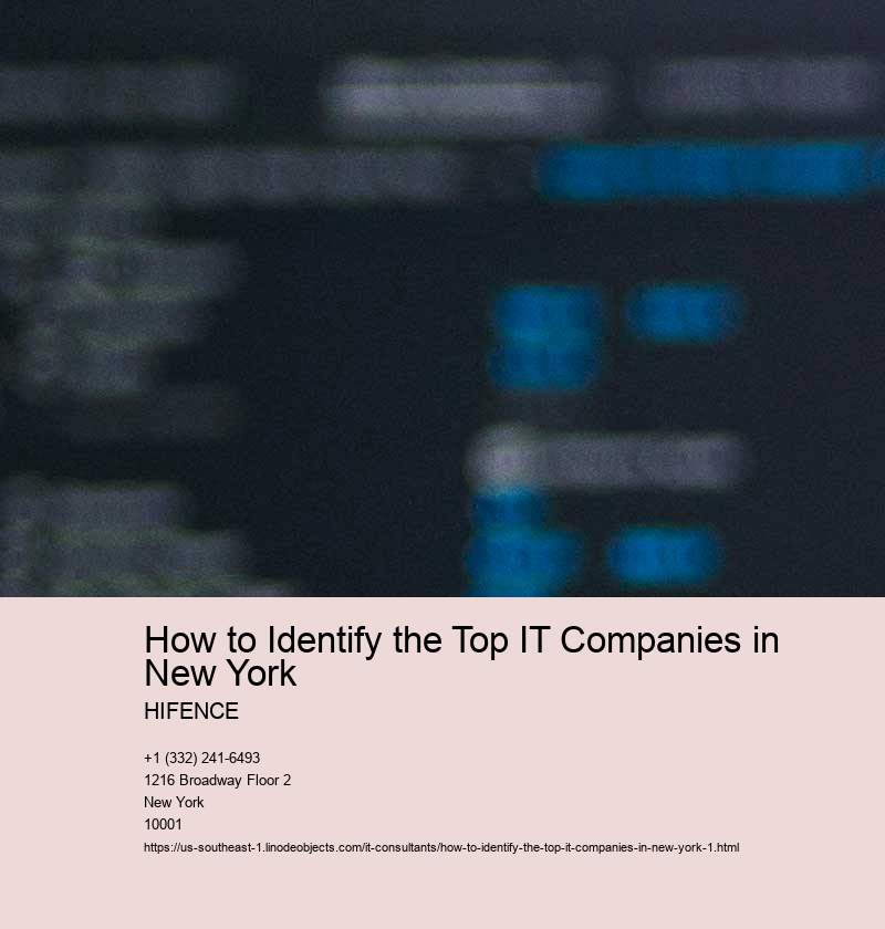 How to Identify the Top IT Companies in New York