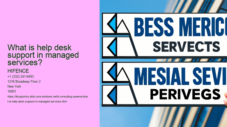 What is Help Desk Support in Managed IT Support NYC?