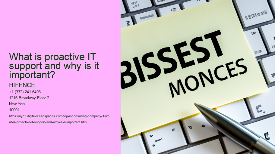 What is Proactive IT Support in Managed IT Services NYC?