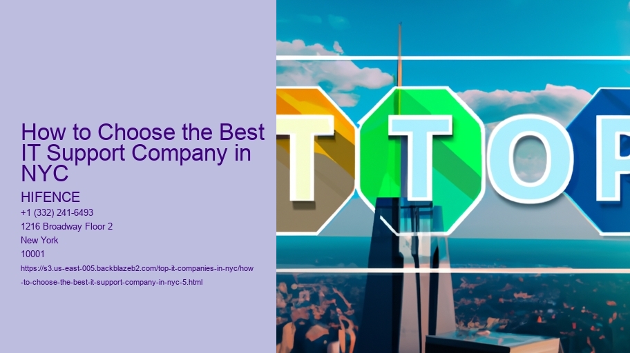 How to Choose the Best IT Support Company in NYC