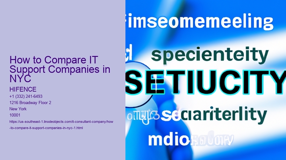 How to Compare IT Support Companies in NYC