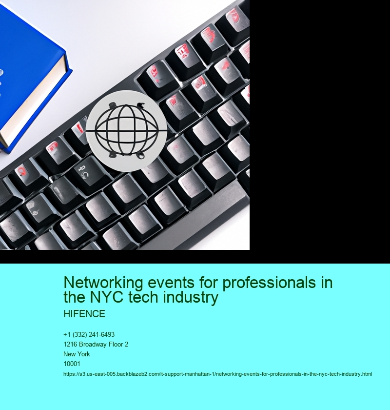 Networking events for professionals in the NYC tech industry