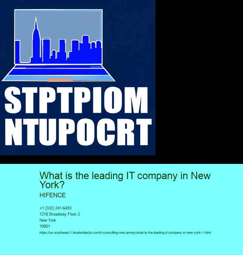 What is the leading IT company in New York?