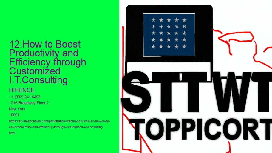 12.How to Boost Productivity and Efficiency through Customized I.T.Consulting 