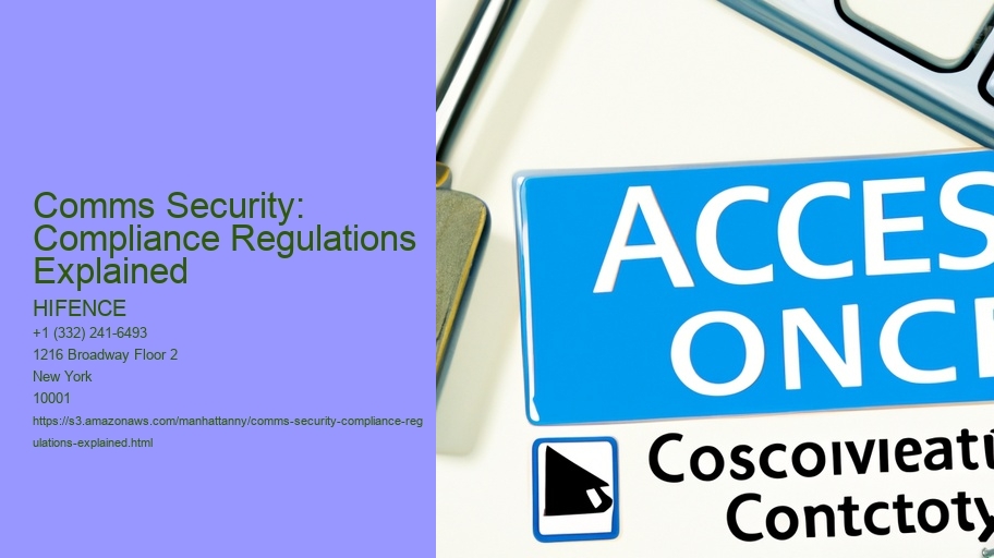 Comms Security: Compliance Regulations Explained