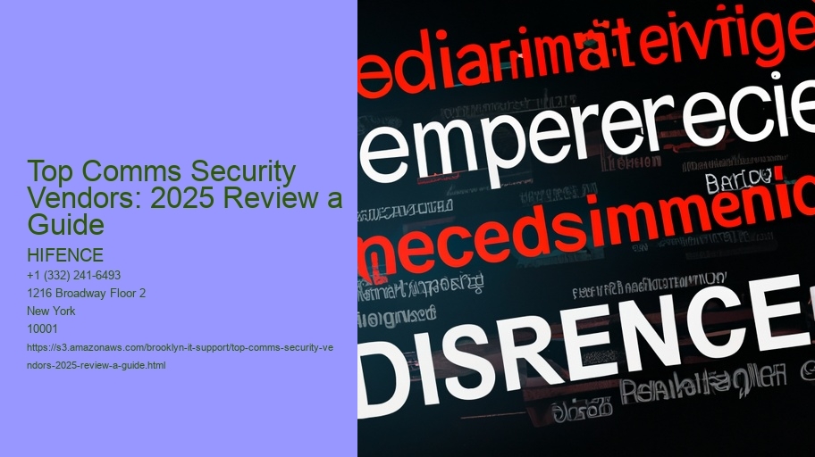 Top Comms Security Vendors: 2025 Review a Guide