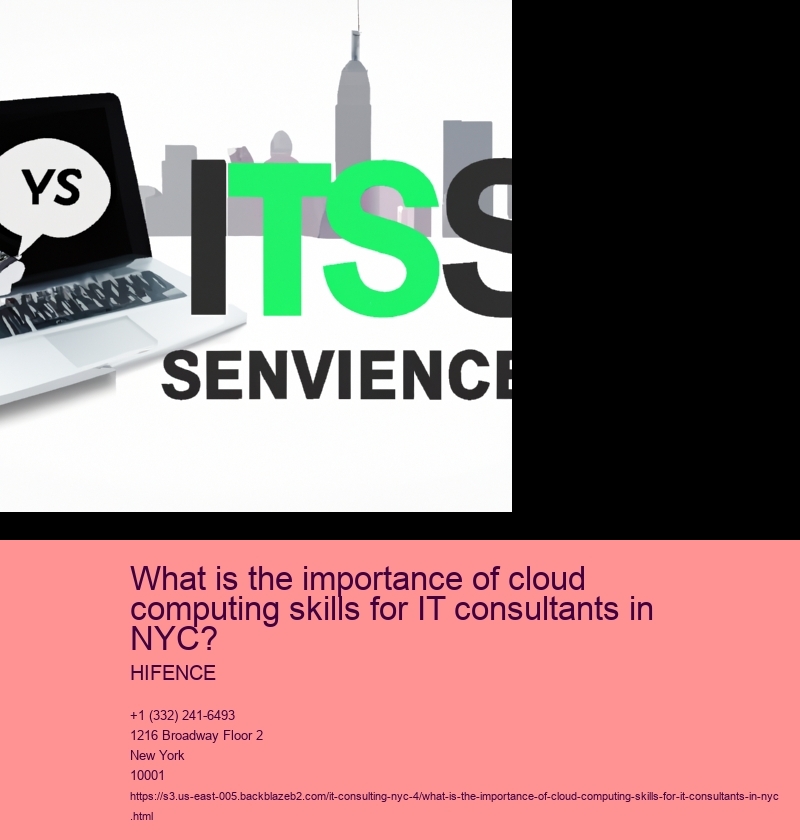 What is the importance of cloud computing skills for IT consultants in NYC?