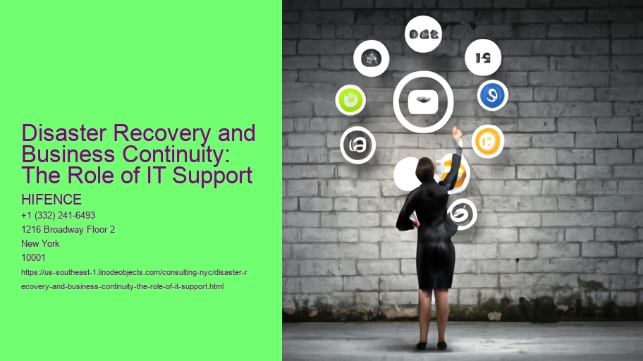 Disaster Recovery and Business Continuity: The Role of IT Support