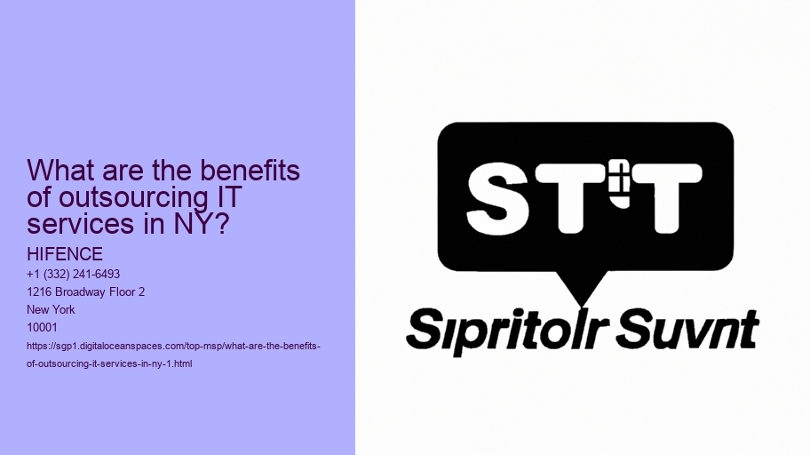 What are the benefits of outsourcing IT services in NY?