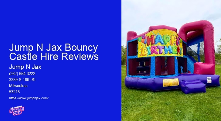 Jump N Jax Bouncy Castle Hire Near Me