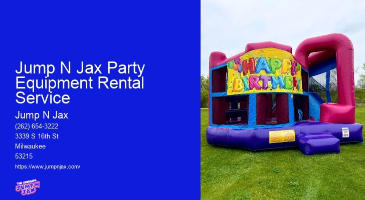 Jump N Jax Party Equipment Rental Service