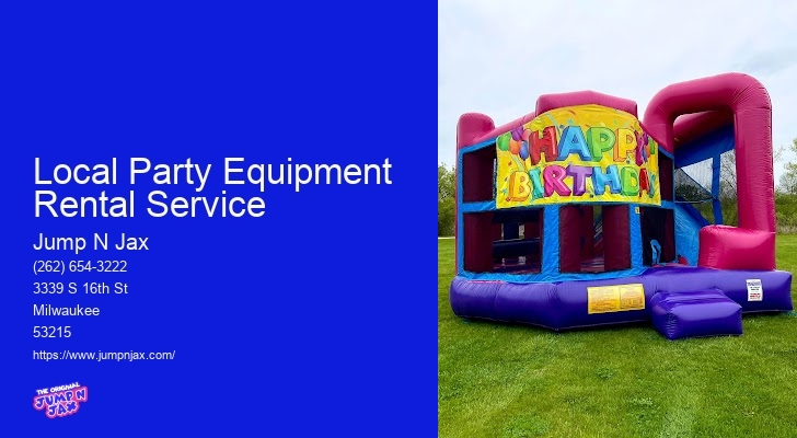 Inflatable Play Equipment Rentals