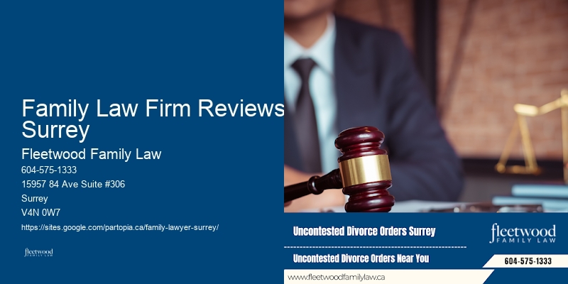 Family Law Firm Reviews Surrey