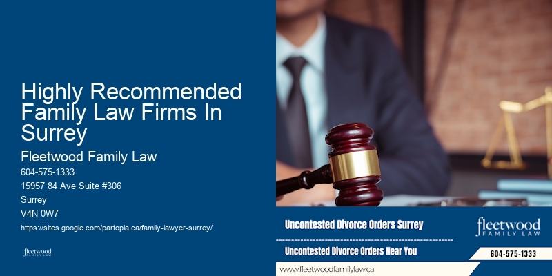 Highly Recommended Family Law Firms In Surrey