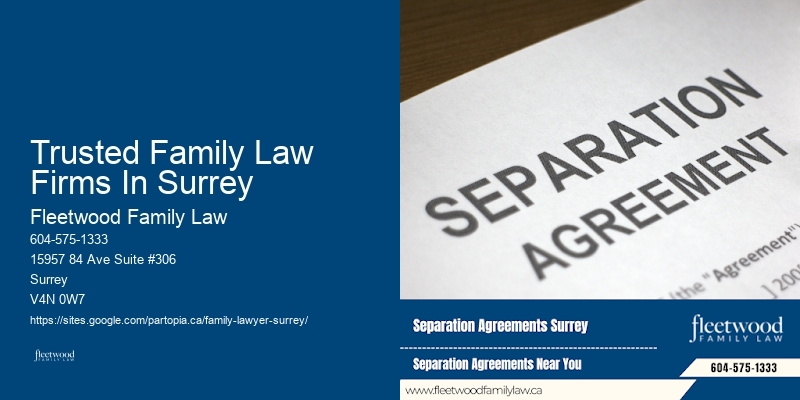 Trusted Family Law Firms In Surrey