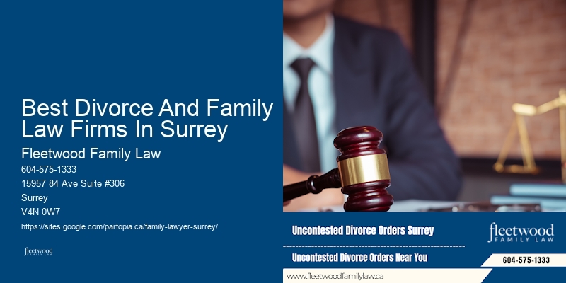 Best Divorce And Family Law Firms In Surrey