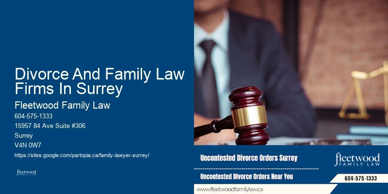 Divorce And Family Law Firms In Surrey