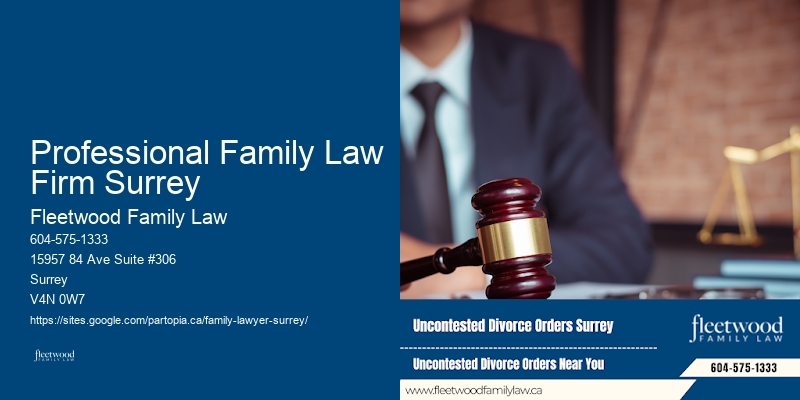 Professional Family Law Firm Surrey