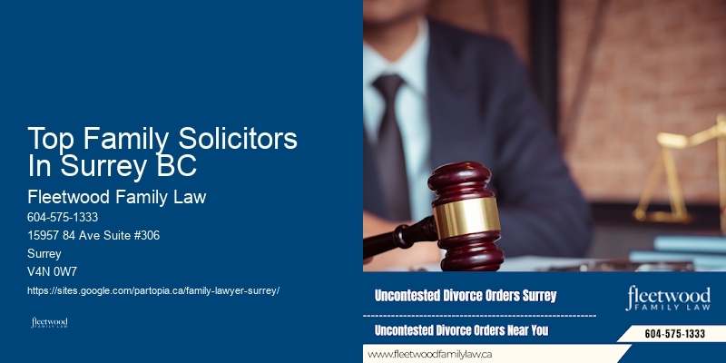 Top Family Solicitors In Surrey BC