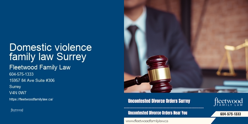 Domestic violence family law Surrey
