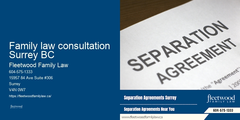 Family law consultation Surrey BC