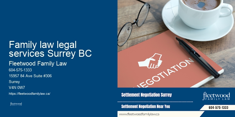 Family law legal services Surrey BC