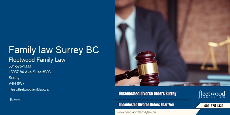 Family law Surrey BC