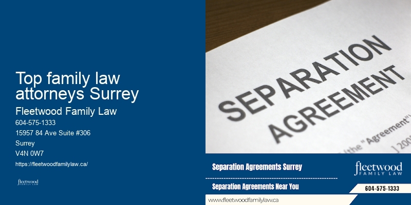 Top family law attorneys Surrey