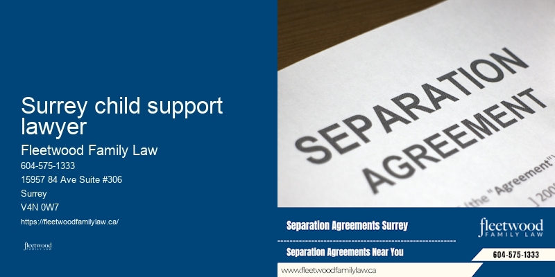 Surrey child support lawyer