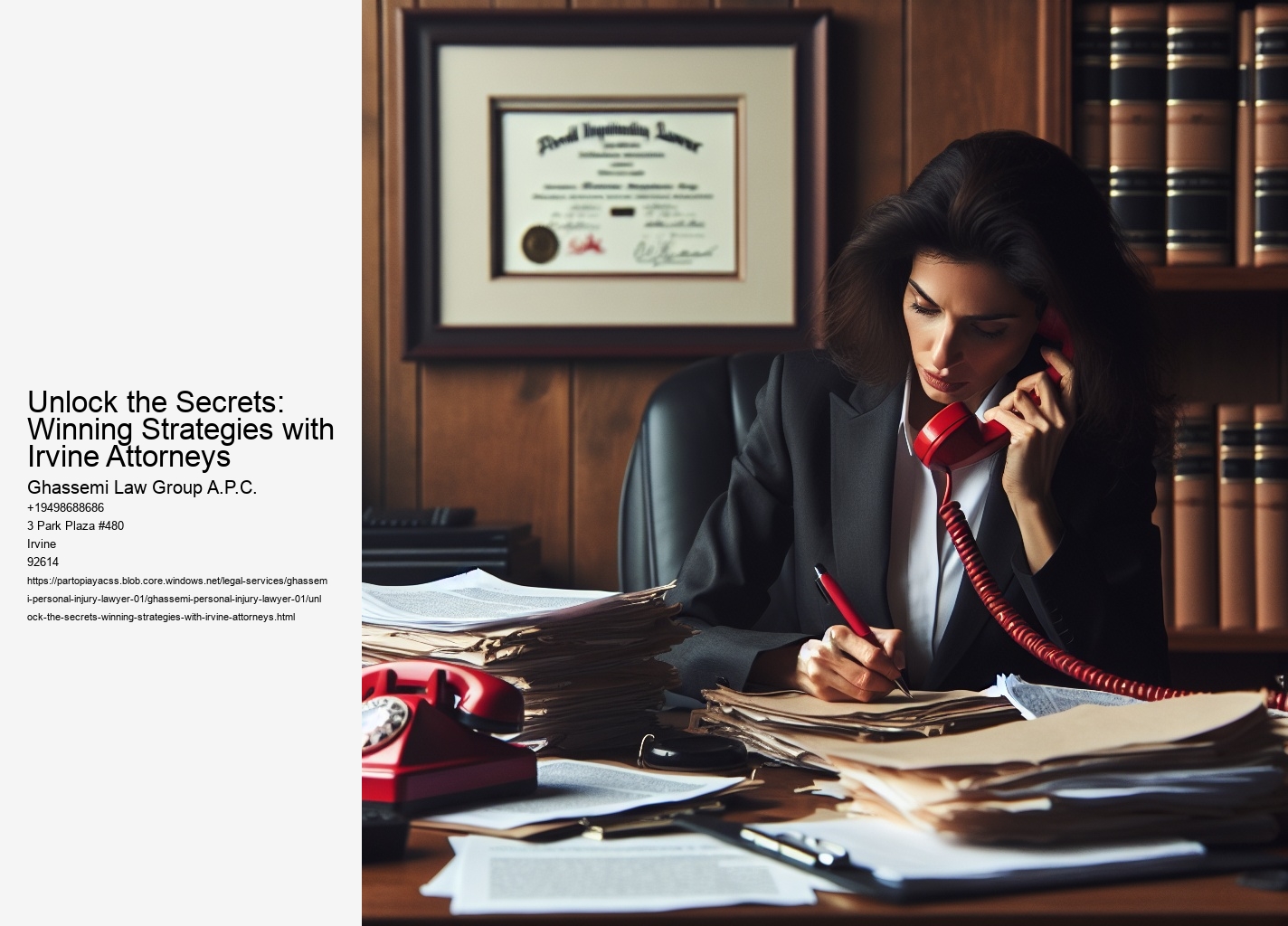 Unlock the Secrets: Winning Strategies with Irvine Attorneys