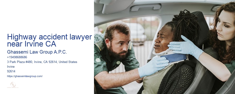 Highway accident lawyer near Irvine CA